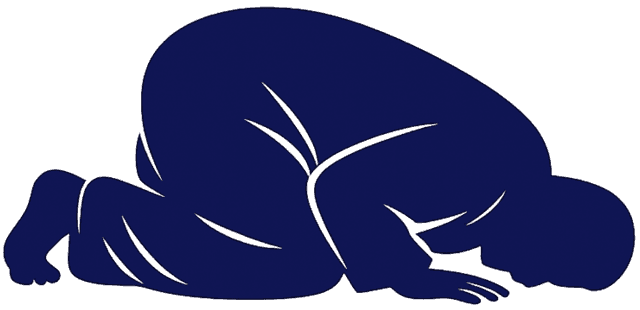 A person in sujood
